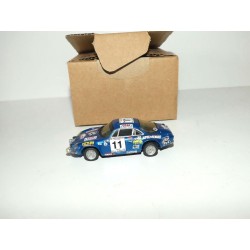 RENAULT ALPINE A110 N°11 RALLYE TOUR DE CORSE 1975 J. HENRY KIT Monté TIP TOP 1:43