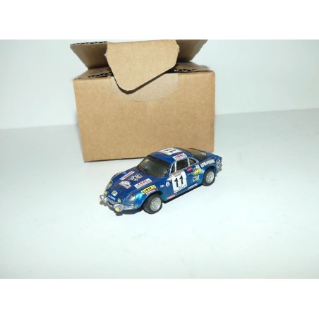 RENAULT ALPINE A110 N°11 RALLYE TOUR DE CORSE 1975 J. HENRY KIT Monté TIP TOP 1:43