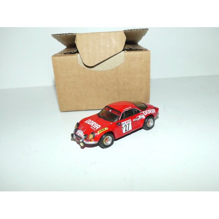 RENAULT ALPINE A110 N°27 RALLYE GIRAGLIA 1976 MANZAGOL KIT Monté TIP TOP 1:43