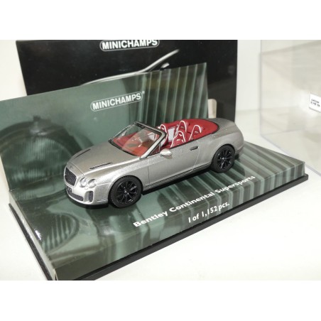 BENTLEY CONTINENTAL SUPERSPORTS CONVERTIBLE 2010 Matt White MINICHAMPS 1:43 imperfection