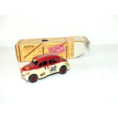 RENAULT 4CV N°40 Version course Belle Réalisation sur base NOREV 1:43 boite carton