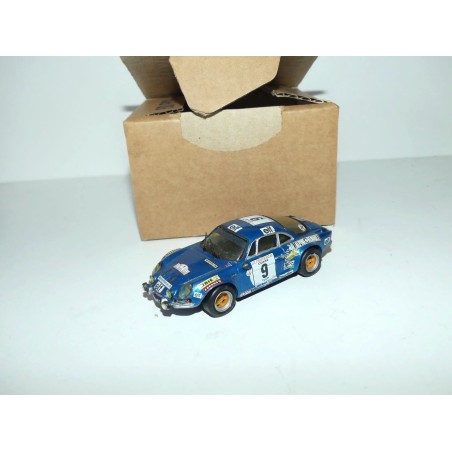 RENAULT ALPINE A110 N°9 RALLYE TOUR DE CORSE 1975 VINCENT KIT Monté TIP TOP 1:43 