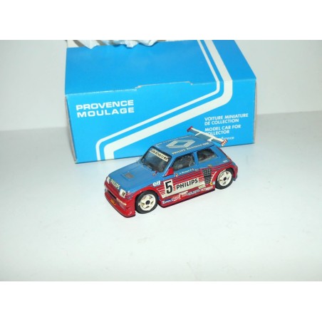 RENAULT 5 TURBO SUPER PRODUCTION J. RAGNOTTI 1986 KIT Monté PROVENCE MOULAGE 1:43 imperfection