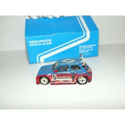 RENAULT 5 TURBO SUPER PRODUCTION J. RAGNOTTI 1986 KIT Monté PROVENCE MOULAGE 1:43 imperfection