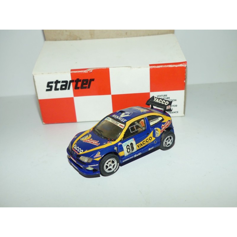 RENAULT MEGANE N°8 TROPHE ANDROS J. RAGNOTTI KIT Monté JPS 1:43 imperfection