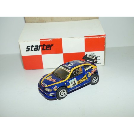 RENAULT MEGANE N°8 TROPHE ANDROS J. RAGNOTTI KIT Monté JPS 1:43 imperfection