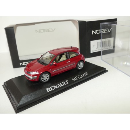 RENAULT MEGANE II Phase 2 3 Portes 2006 Rouge Vin NOREV 1:43