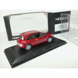 RENAULT MEGANE II Phase 2 3 Portes 2006 Rouge Vin NOREV 1:43