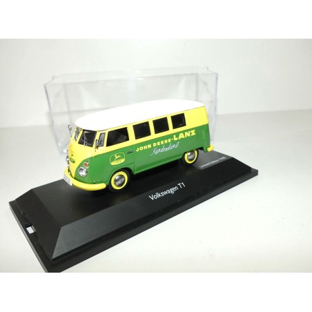 VW COMBI BUS T1 JOHN DEERE LANZ SCHUCO 1:43