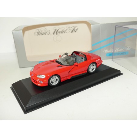 DODGE VIPER CABRIOLET 1993 Rouge MINICHAMPS 1:43