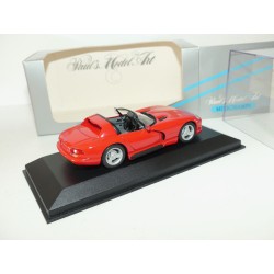 DODGE VIPER CABRIOLET 1993 Rouge MINICHAMPS 1:43