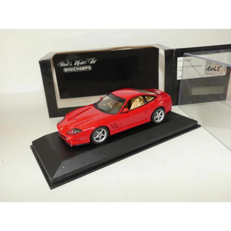 FERRARI 550 MARANELLO 1996 Rouge MINICHAMPS 1:43