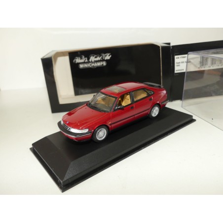 SAAB 900 SALOON 1995 Aubergine MINICHAMPS 1:43