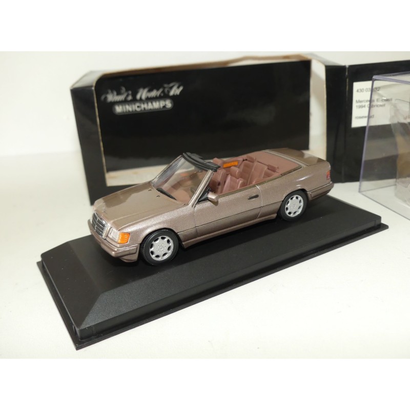 MERCEDES CLASSE E CABRIOLET W124 1994 Marron MINICHAMPS 1:43