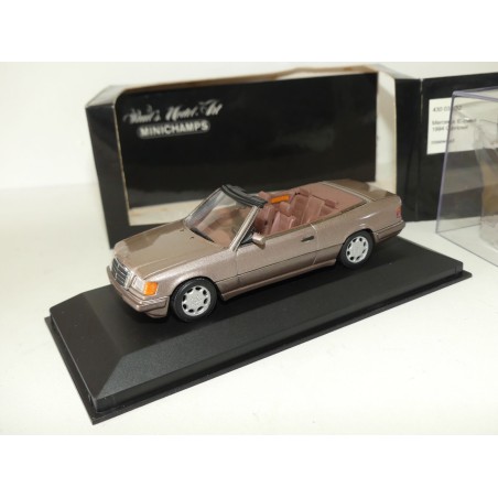 MERCEDES CLASSE E CABRIOLET W124 1994 Marron MINICHAMPS 1:43