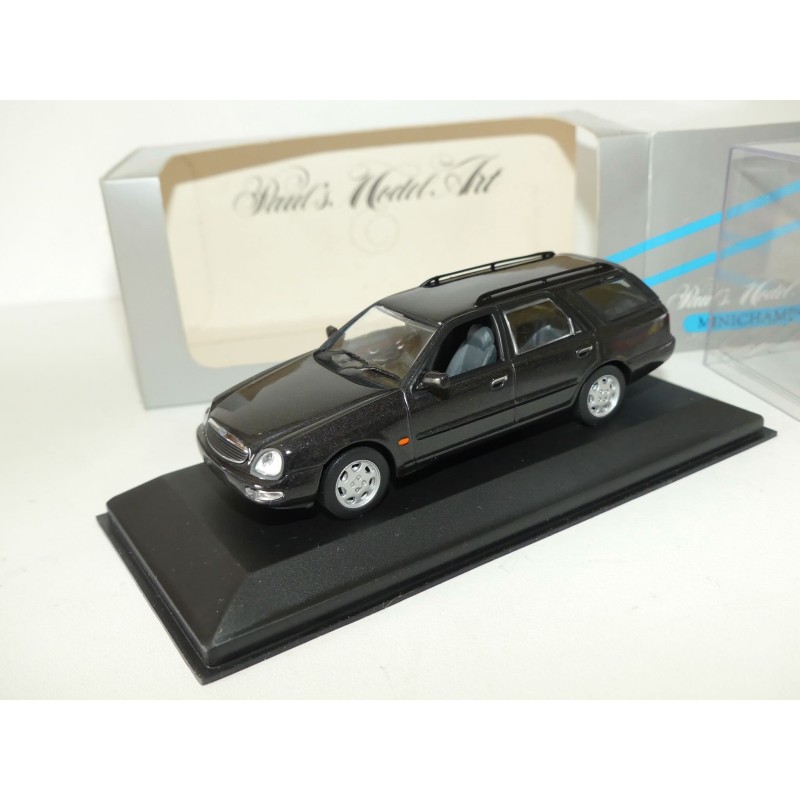 FORD SCORPIO BREAK 1995 Noir/ Gris Black/Grey MINICHAMPS 1:43