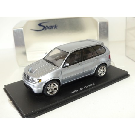 BMW X5 LM 2000 Gris Bleuté SPARK S0490 1:43