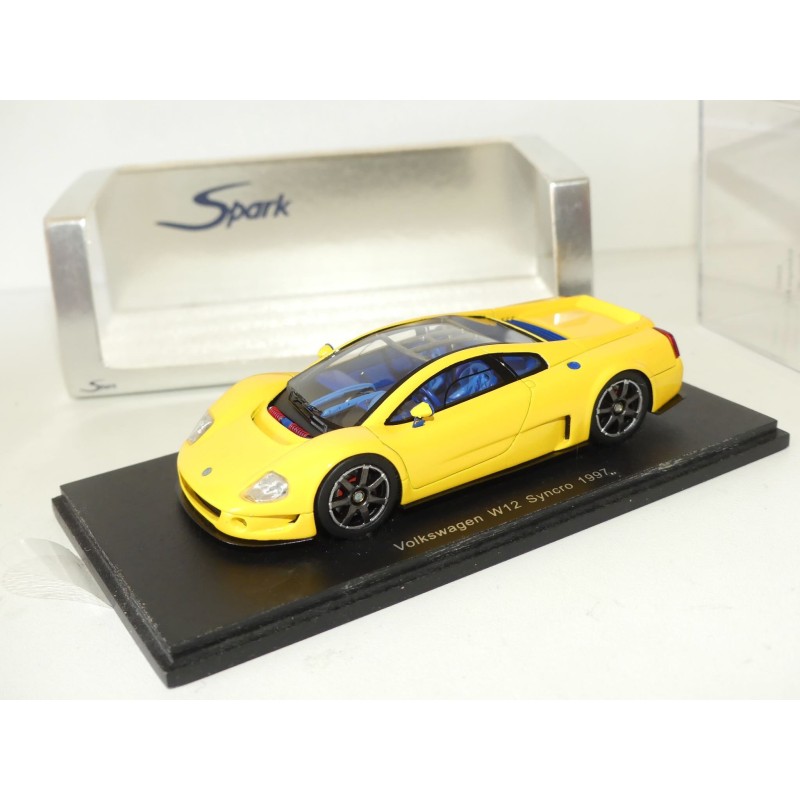 VW W12 SYNCRO 1997 Jaune CONCEPT CAR SPARK S0443 1:43