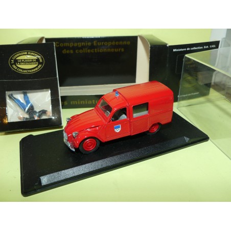 CITROEN 3CV POMPIERS ELIGOR V1832 1:43 avec figurine
