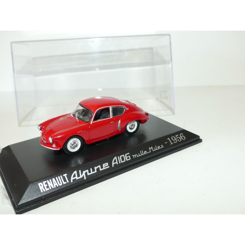 RENAULT A106 MILLE MILES 1956 Rouge  UNIVERSAL HOBBIES Collection M6 1:43
