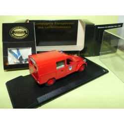 CITROEN 3CV POMPIERS ELIGOR V1832 1:43 avec figurine
