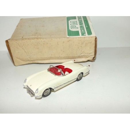 CHEVROLET CORVETTE C1 1953 Blanc Kit monté PRECISON MINIATURES 1:43