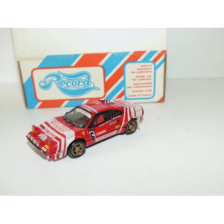 FERRARI 308 N°6 RALLYE TOUR DE FRANCE AUTO 1981 ANDRUET KIT Monté RECORD 1:43