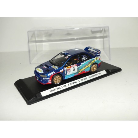 SUBARU IMPREZA WRC N°3 RALLYE CHARBONNIERES 1999 W. CHAMPEAU PROVENCE MOULAGE 1:43