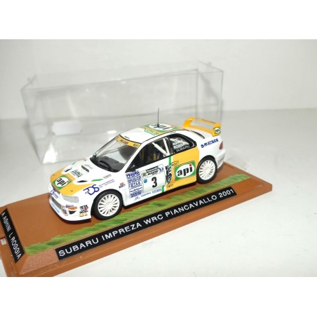 SUBARU IMPREZA WRC N°3 RALLYE PIANCAVALLO 2001 AGHINI TROFEU 1:43