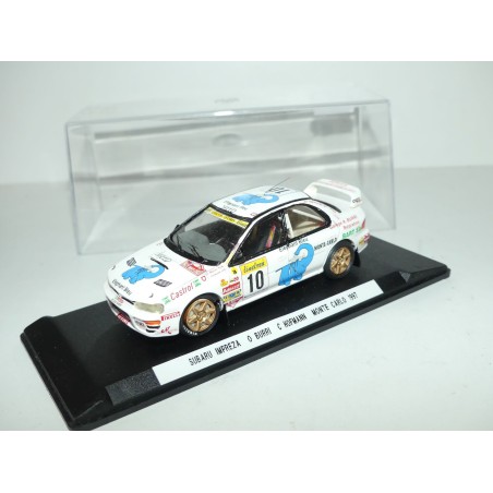 SUBARU IMPREZA WRC N°10 RALLYE MONTE CARLO 1997 O. BURRI PROVENCE MOULAGE 1:43