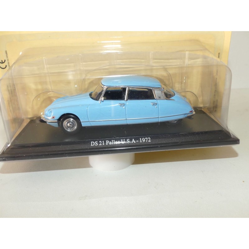 CITROEN DS 21 PALLAS USA Bleu 1972 UNIVERSAL HOBBIES 1:43 blister