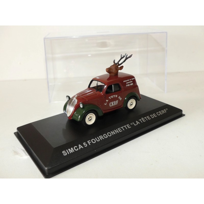 SIMCA 5 FOURGONNETTE Charcuterie TETE CERF ALTAYA 1:43