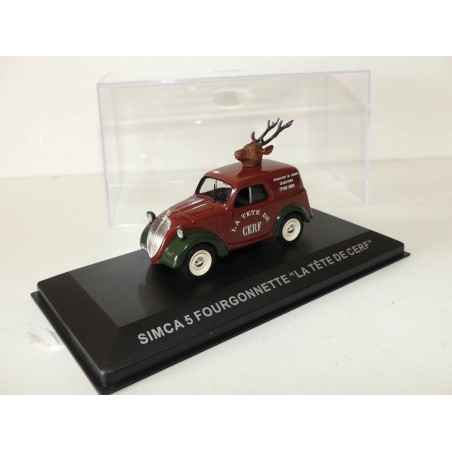 SIMCA 5 FOURGONNETTE Charcuterie TETE CERF ALTAYA 1:43