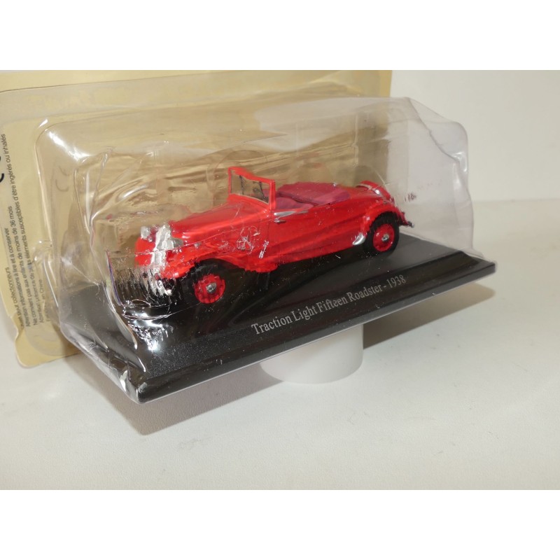 CITROEN TRACTION LIGHT FIFTEEN ROADSTER 1938 UNIVERSAL HOBBIES 1:43 blister