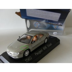 PEUGEOT 406 COUPE Gris Vert SOLIDO 1:43 imperfection