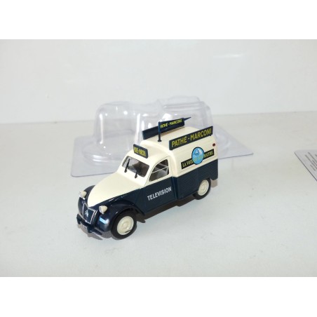 CITROEN 2CV NÂ°055 PATHE MARCONI 1957 NOREV 1:43 sous coque