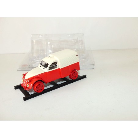 CITROEN 2CV N°088 SUR RAILS NOREV 1:43 sous coque