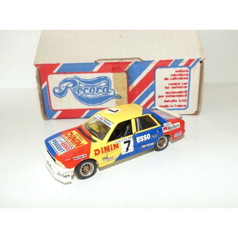 PEUGEOT 505 PRODUCTION DININ N°7 1981 J.P. BELTOISE TOP 43 1:43