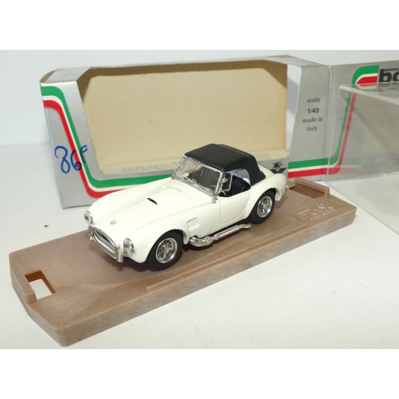 AC SHELBY COBRA Capoté Blanc BOX BEST 8412 1:43
