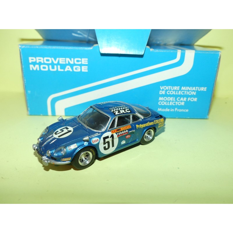 RENAULT A110 N°51 LE MANS 1968 KIT PROVENCE MOULAGE 1:43 Abd