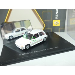 RENAULT 5 GT TURBO 1988 Blanc UNIVERSAL HOBBIES 1:43 imperfection