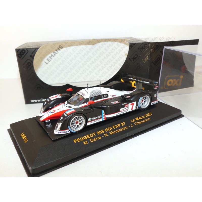 PEUGEOT 908 NÂ°7 LE MANS 2007 IXO LMM113 1:43 Abd
