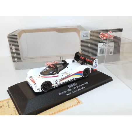 PEUGEOT 905 NÂ°2 LE MANS 1992 QUARTZO QLM99010 1:43 3Ã¨me