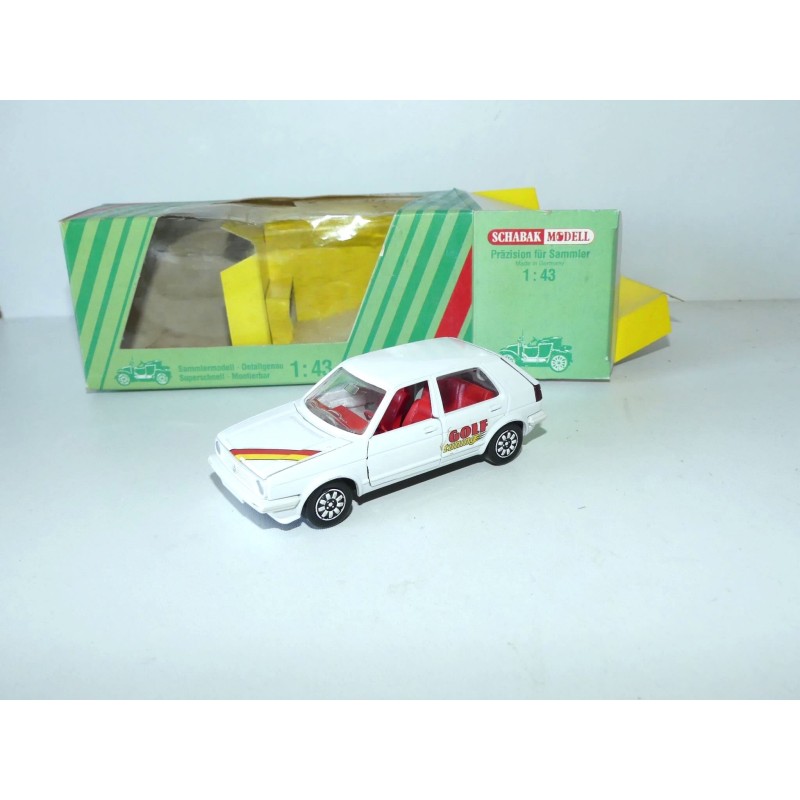 VW GOLF II 5 Portes TUNING Blanc SCHABAK 1:43