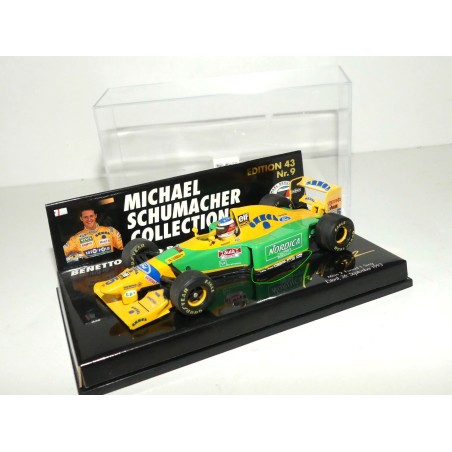 BENETTON FORD B193 B GP ESTORIL 1993 M. SCHUMACHER MINICHAMPS 1:43 imperfection