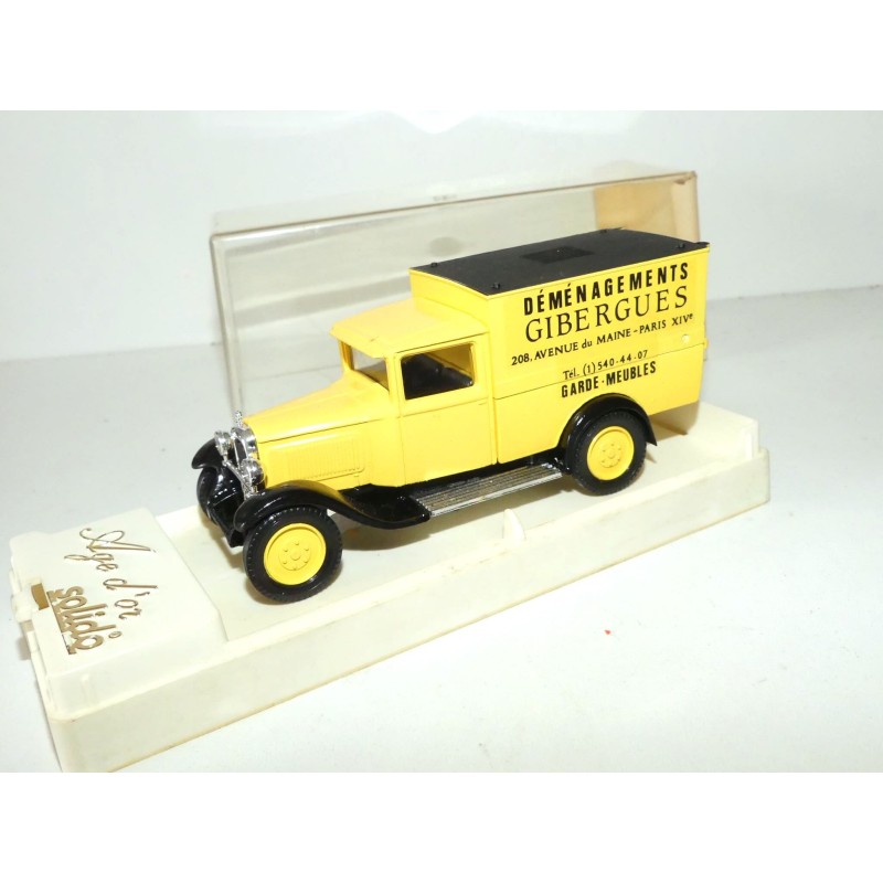 CITROEN C4F DEMENAGEMENT GIBERGUES SOLIDO 1:43