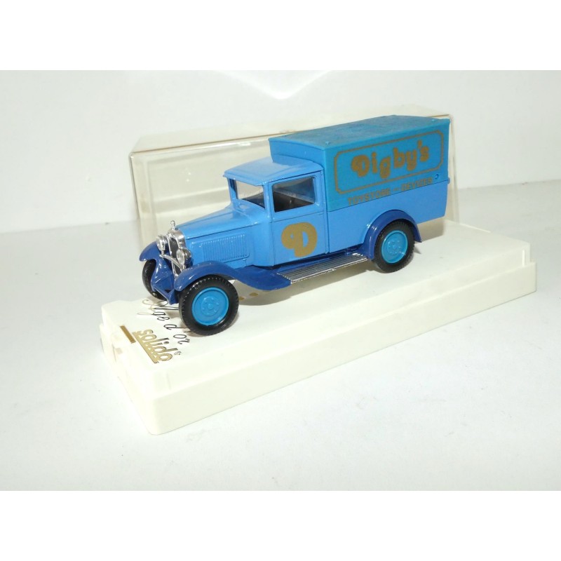Miniature Solido 1/43 Camionnette Citroën C4F Promotionnelle 100 Ans, MIB