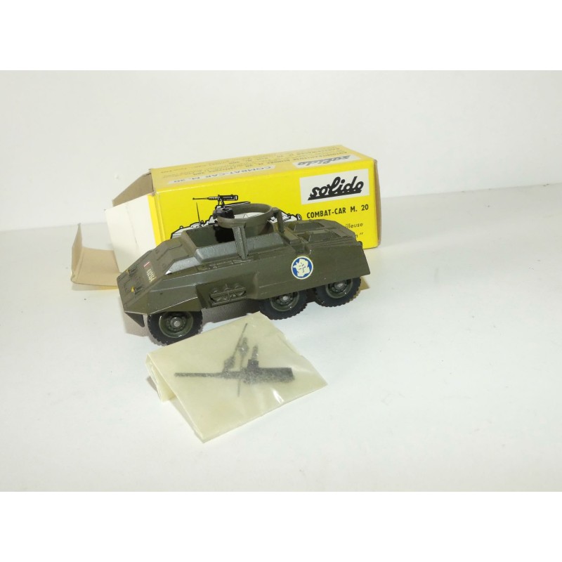 CHAR COMBAT CAR M20 MILITAIRE SOLIDO 200 1:43