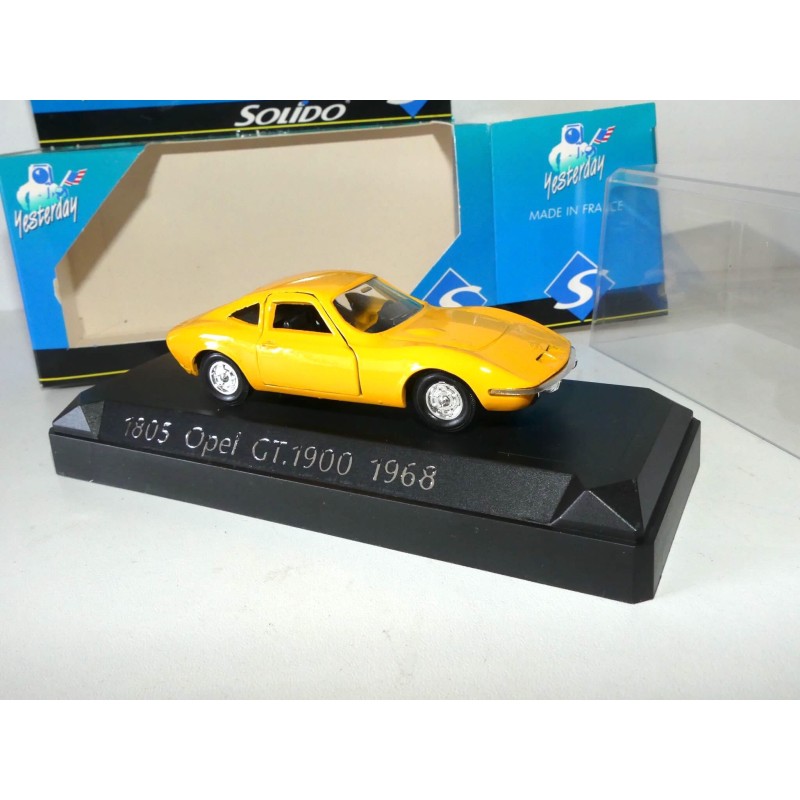 OPEL GT 1900 1968 Jaune SOLIDO 1:43