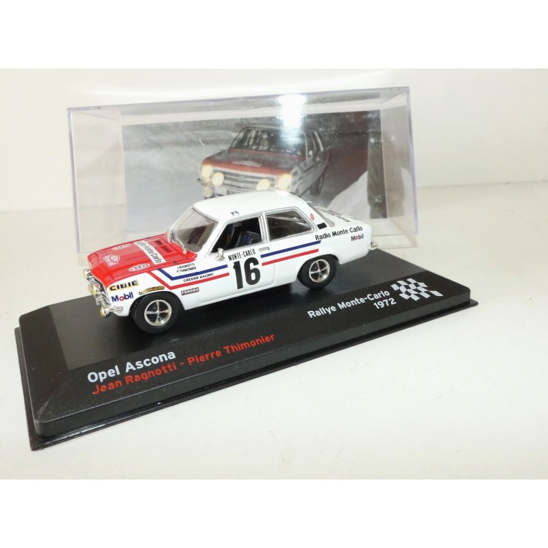 OPEL ASCONA NÂ°16 RALLYE MONTE CARLO 1972 J. RAGNOTTI ALTAYA 1:43